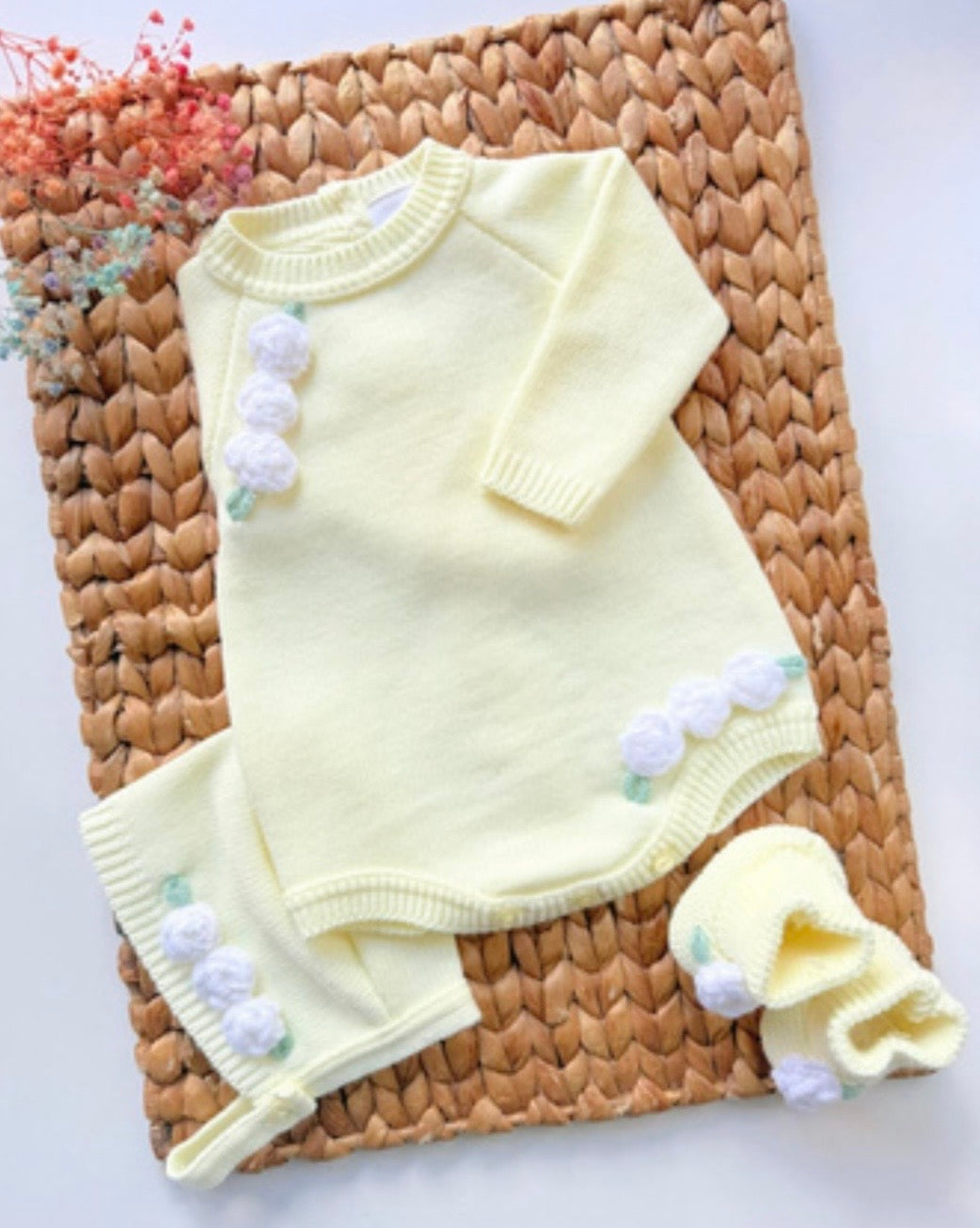 Rosa Romper Set - Lemon