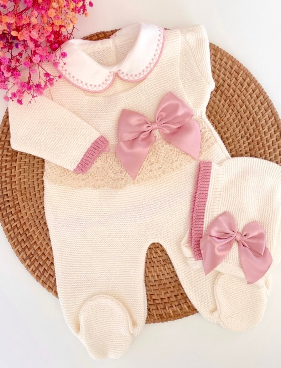 Rosabella Overalls Set - Perla Rosa