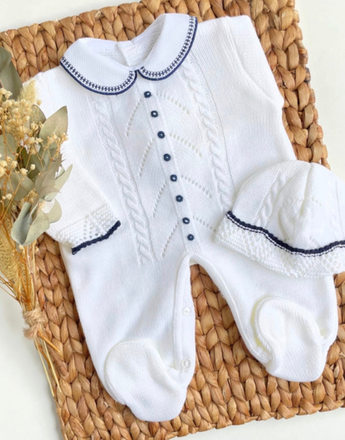 Valentino Set Steel White/Navy