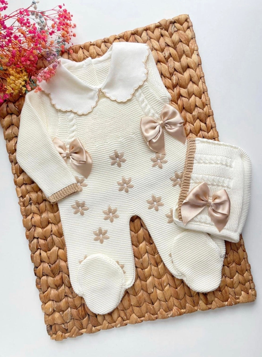 Daisy Overalls Set - Gold