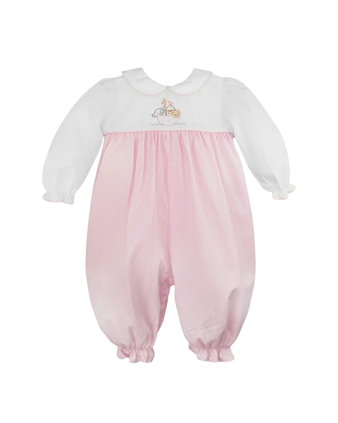 Noah’s Ark Embroidered Romper