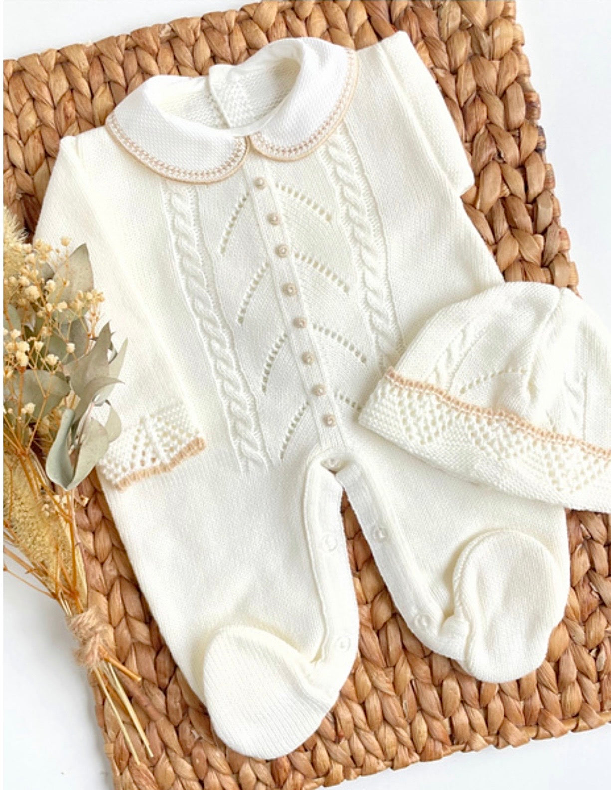 Valentino Set Cream/Gold - Ella Marina Baby