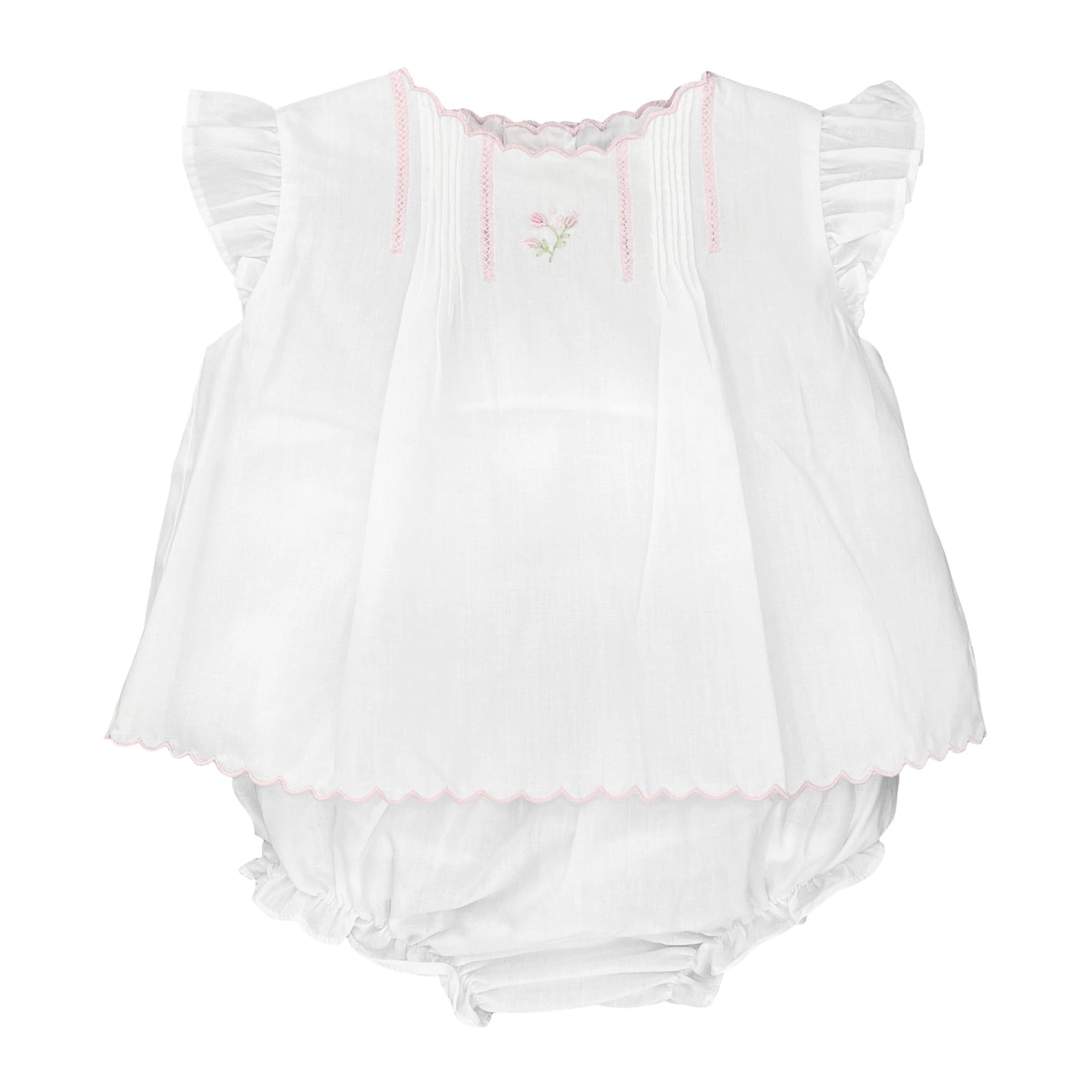 Heirloom Diaper Set - White