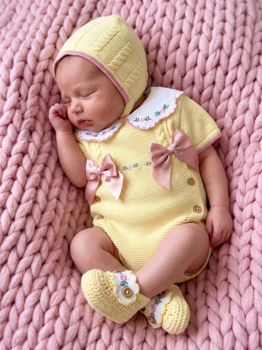 Flores Four Piece Set - Amarillo