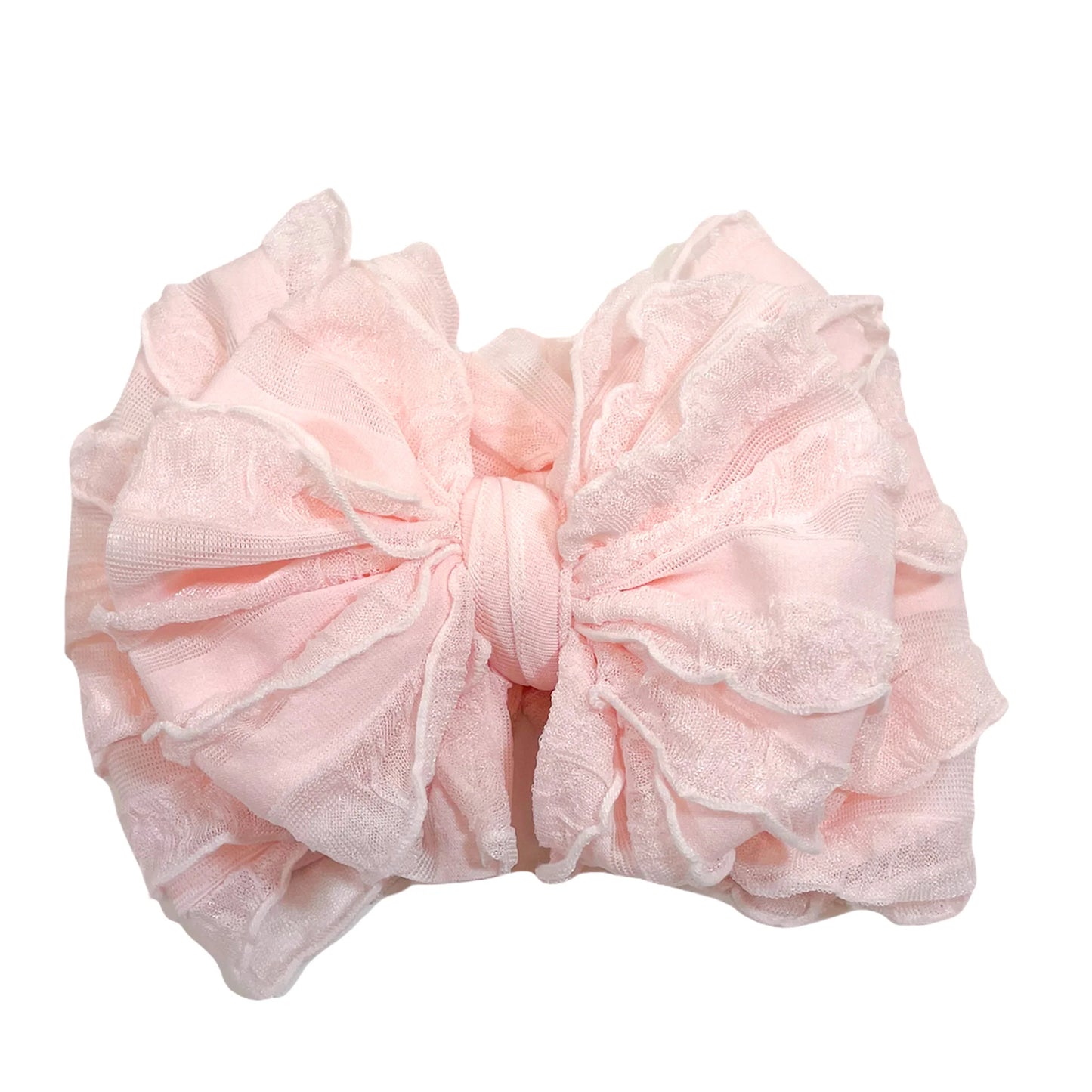 Sweet Pink Ruffle Headband - Ella Marina Baby