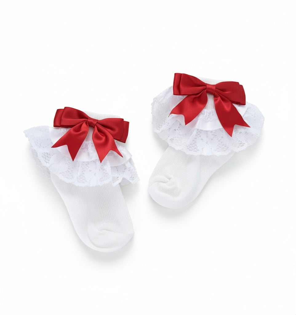 Red Bow Socks