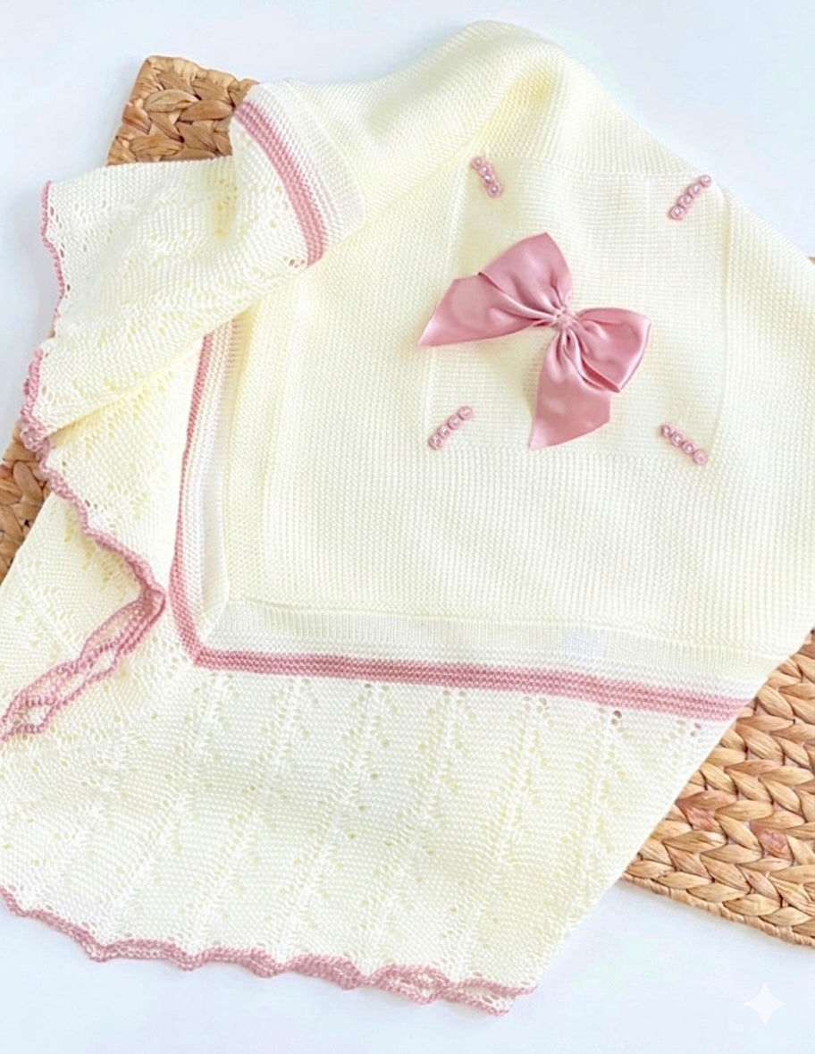 Perla Rosa Portuguese Blanket
