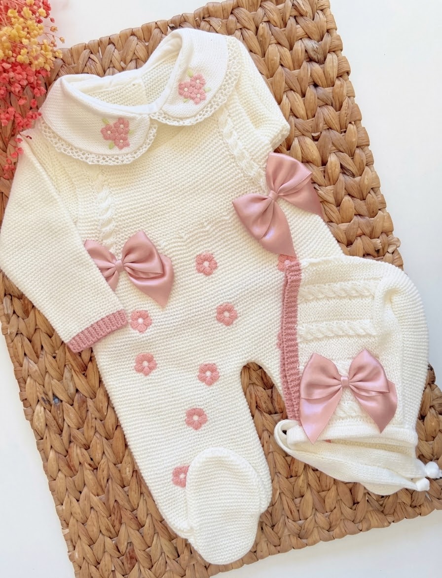 Daisy Overalls Set - Rosa Viejo