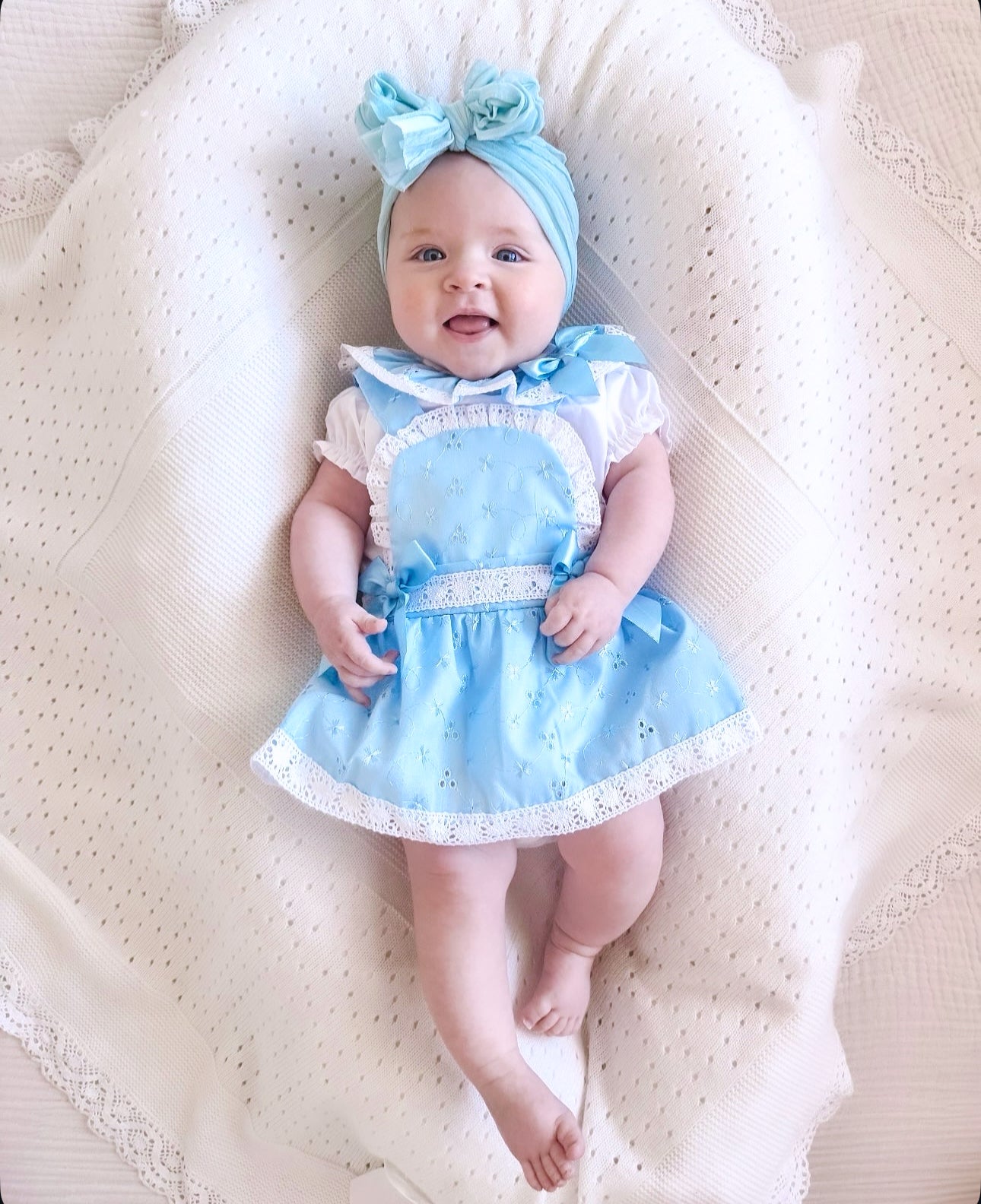 Portugese Bows and Frills Dress