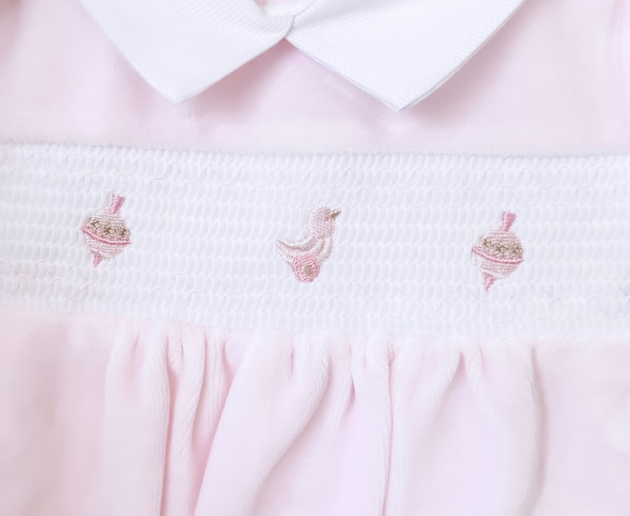 Smocked Classic Toys Sleepsuit - Ella Marina Baby