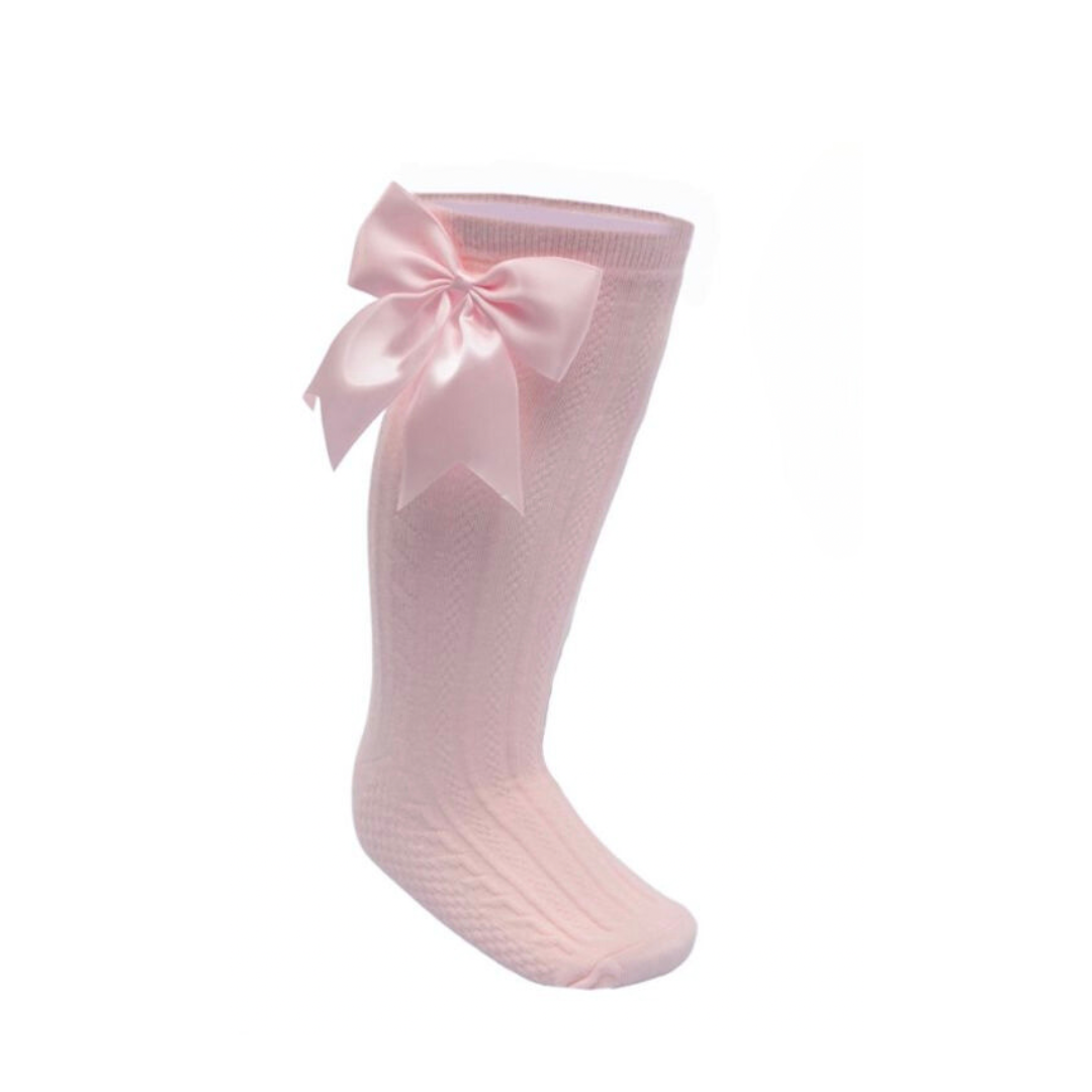 Pink Knee Length Socks - Ella Marina Baby