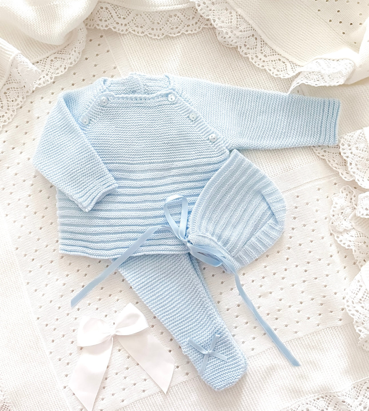 Mateo Knitted Set - Ella Marina Baby