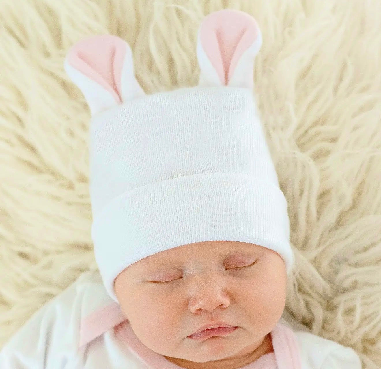 Bunny Hospital Hat - Pink