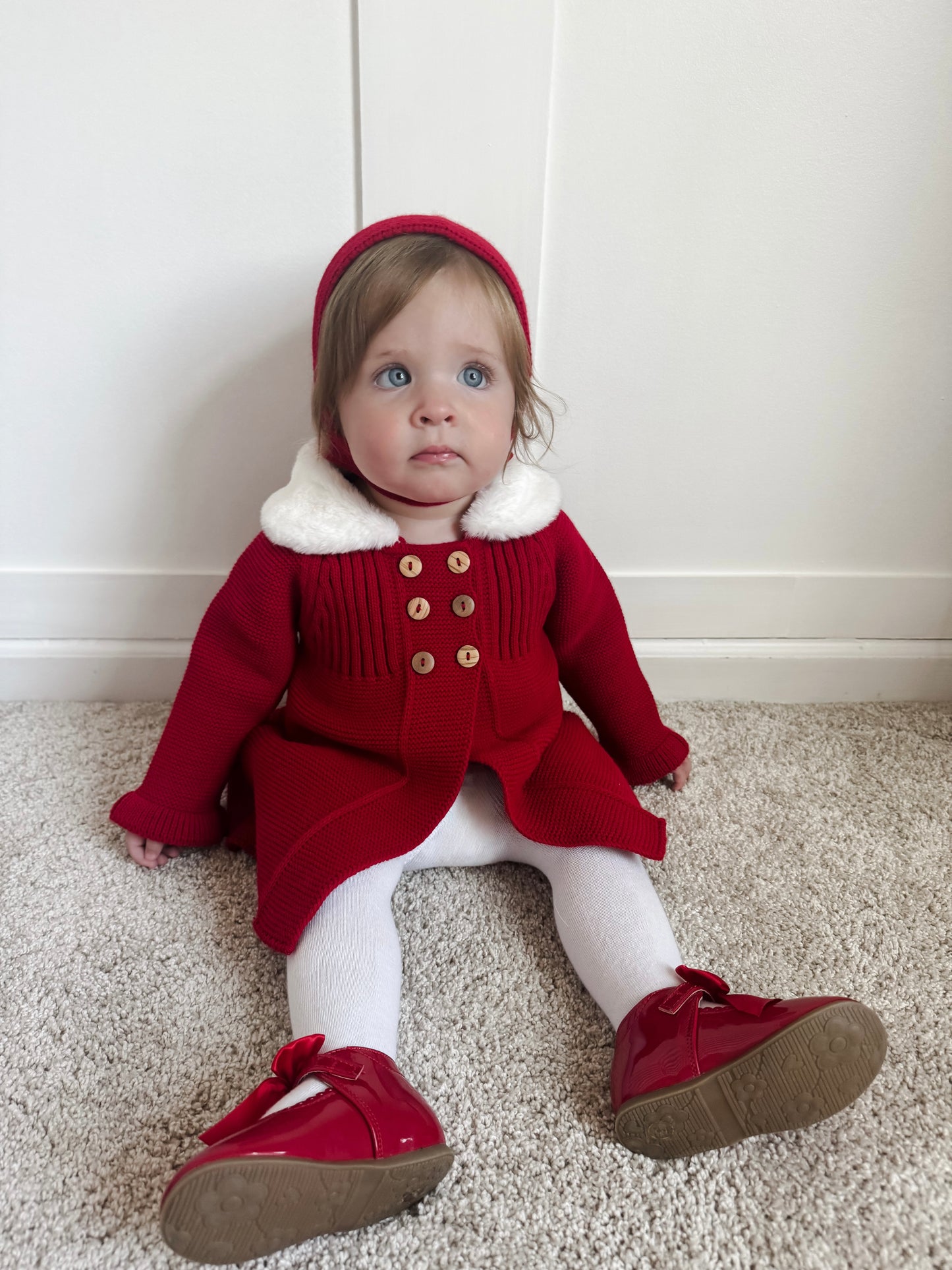 Knitted Spanish Coat + Bonnet