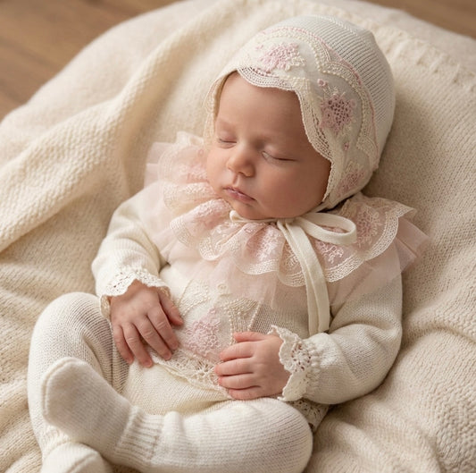 Eleonora Pink/Cream - Ella Marina Baby