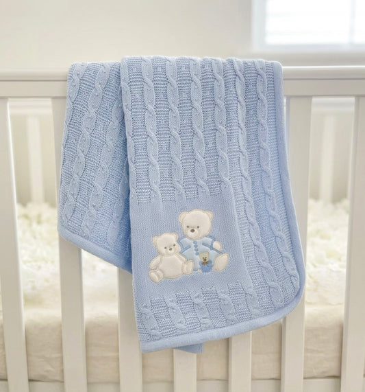 Portuguese Bears Blanket - Ella Marina Baby