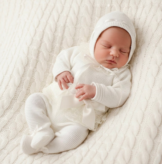 Luxury Cream Lace Outfit