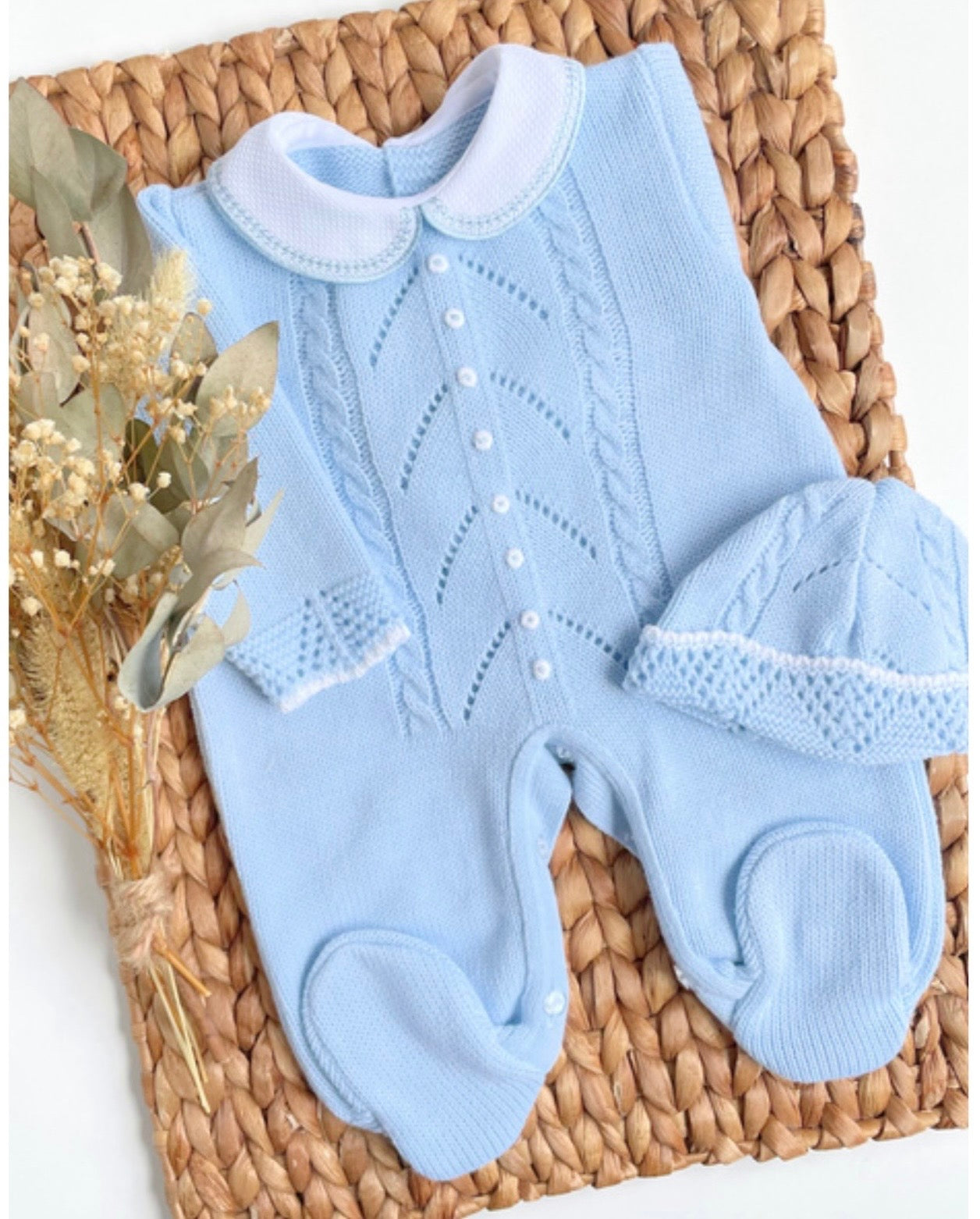 Valentino Set Blue/White - Ella Marina Baby