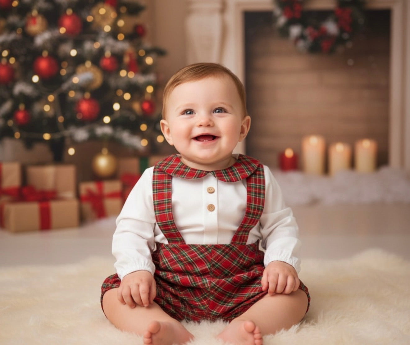 Spanish Tartan Overalls