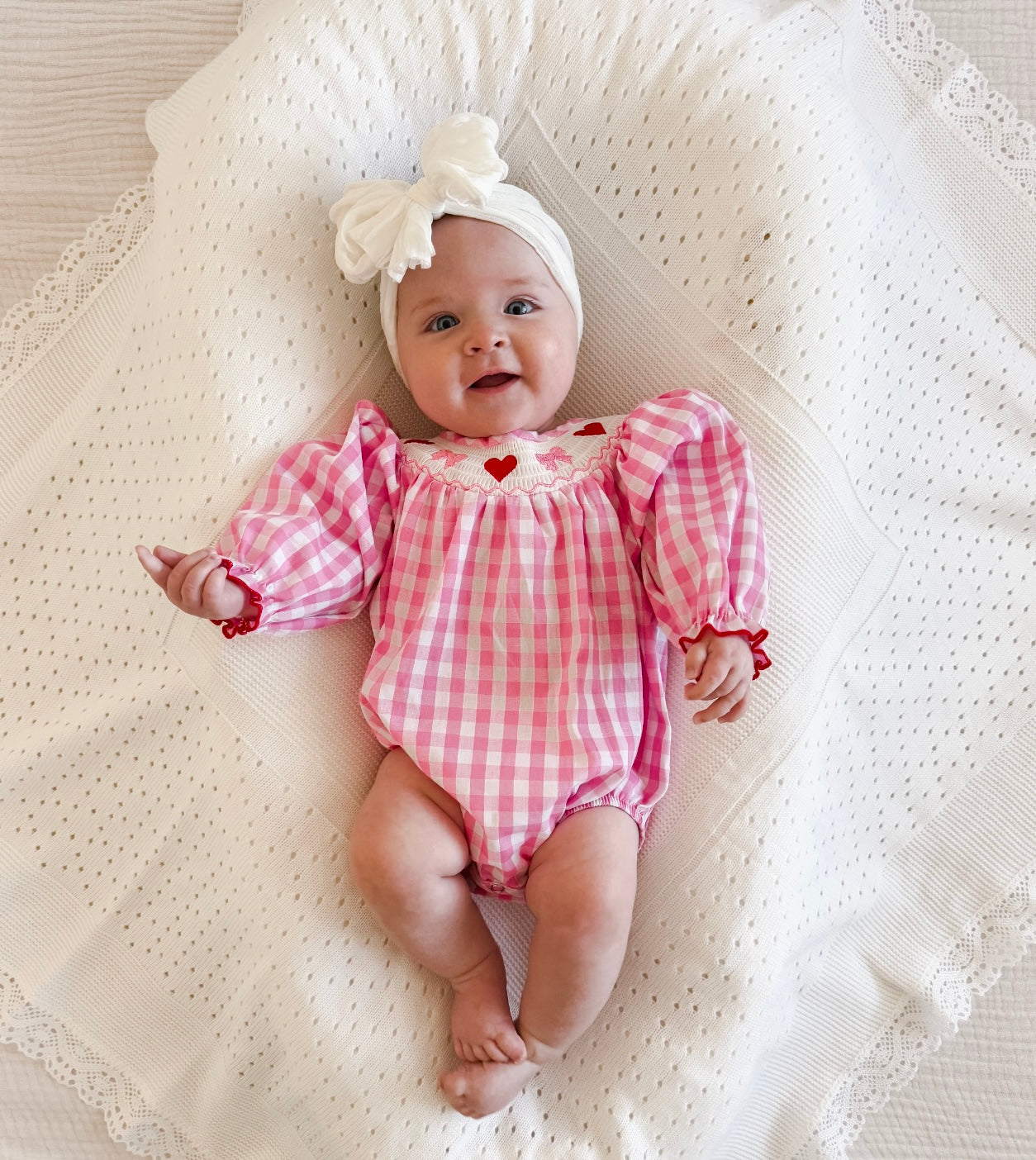 Valentine Hearts Romper