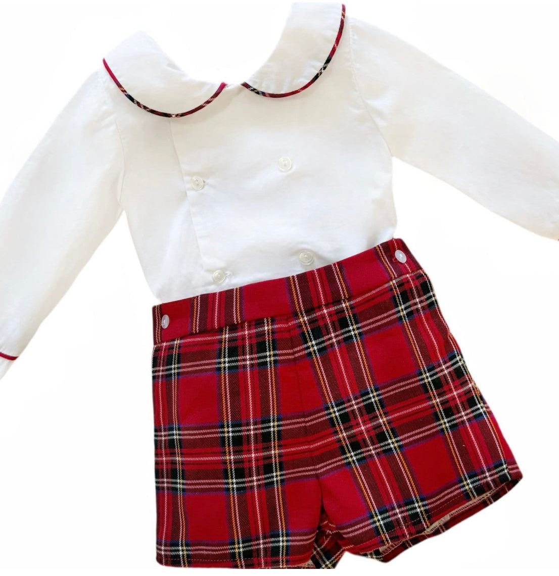 Spanish Tartan Shorts + Shirt