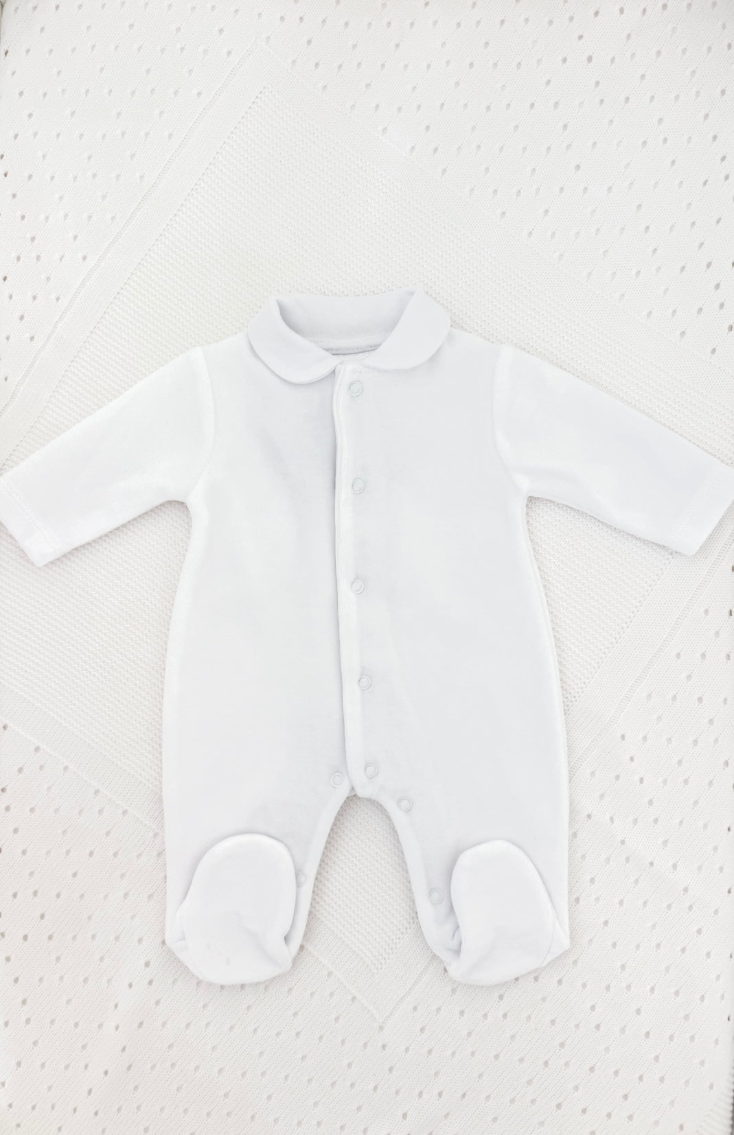 Angel Wings Sleepsuit - White