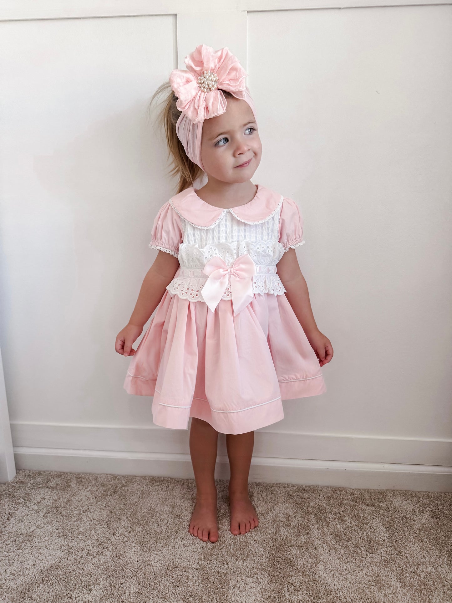 Spanish Pink Puff Dress