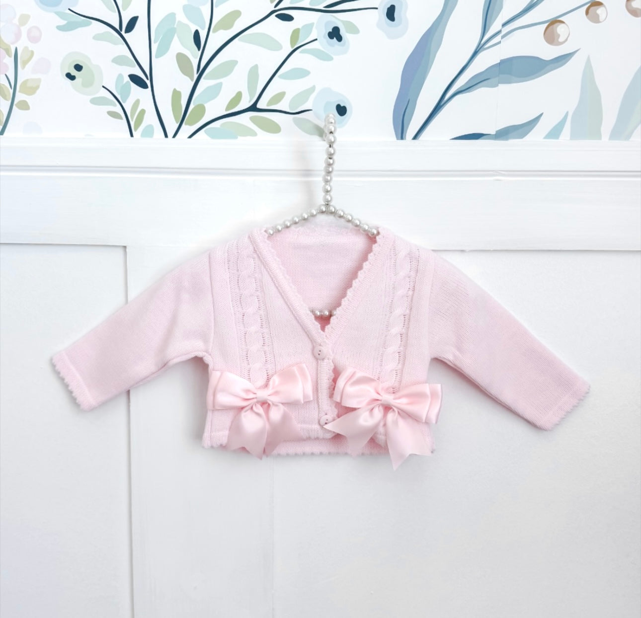 Satin Bows Bolero - Pink