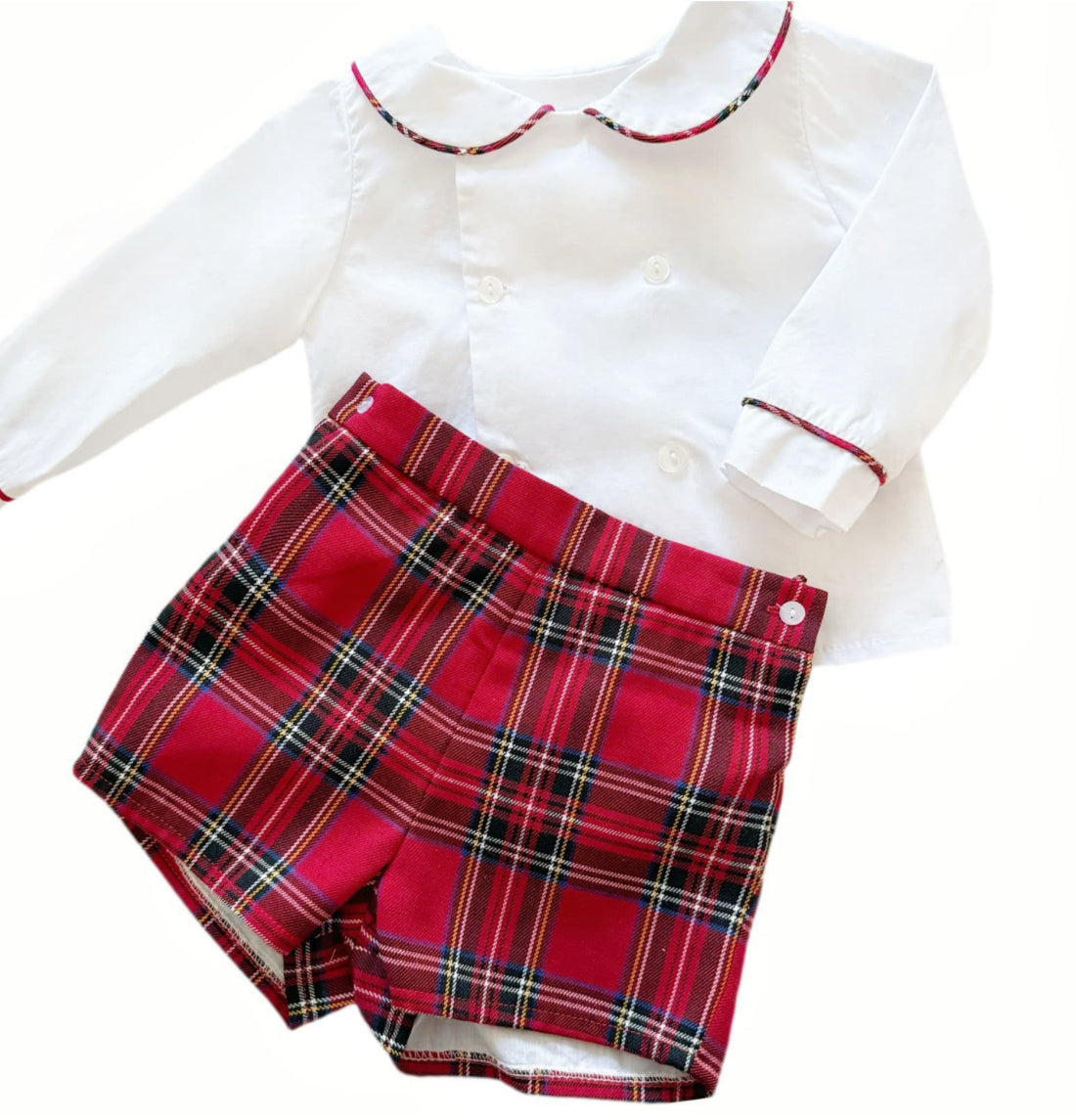 Spanish Tartan Shorts + Shirt