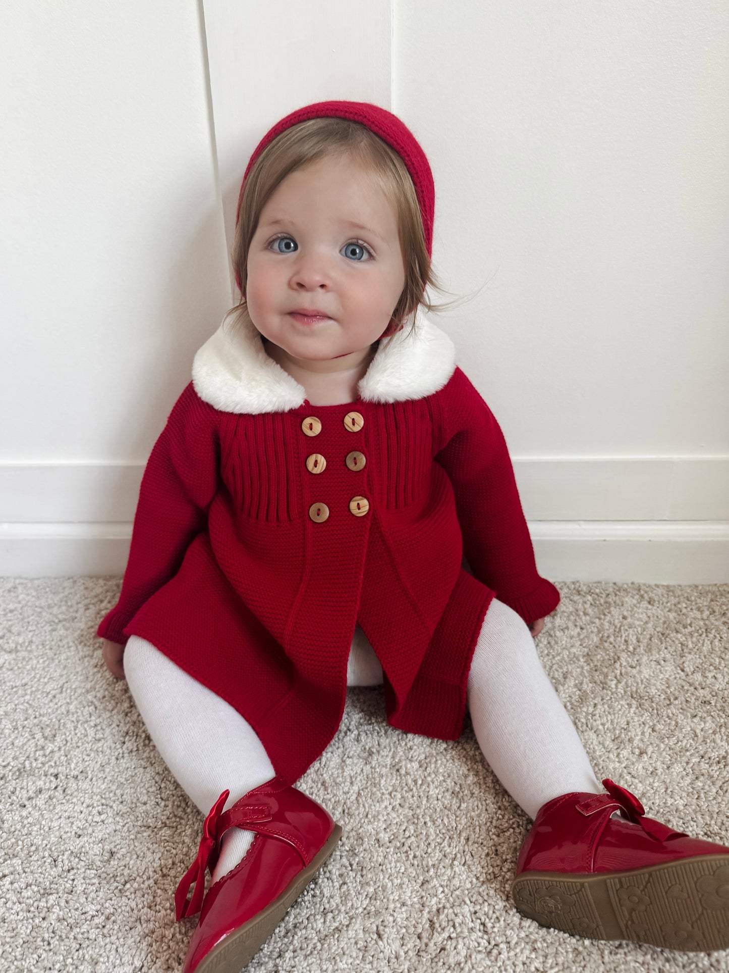 Knitted Spanish Coat + Bonnet