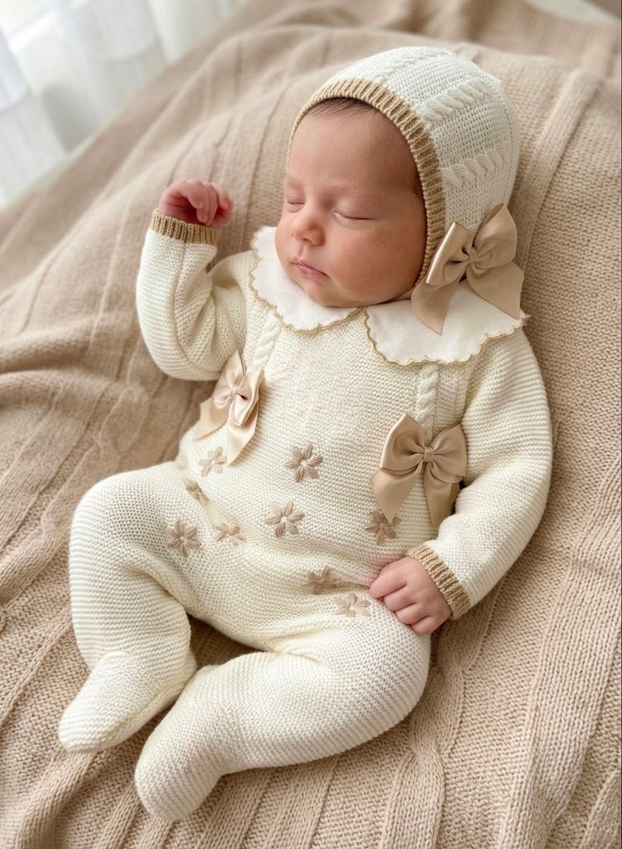 Daisy Overalls Set - Gold