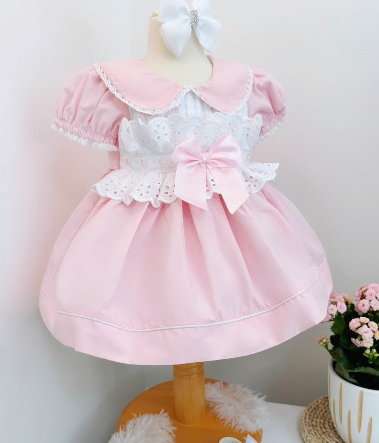 Spanish Pink Puff Dress