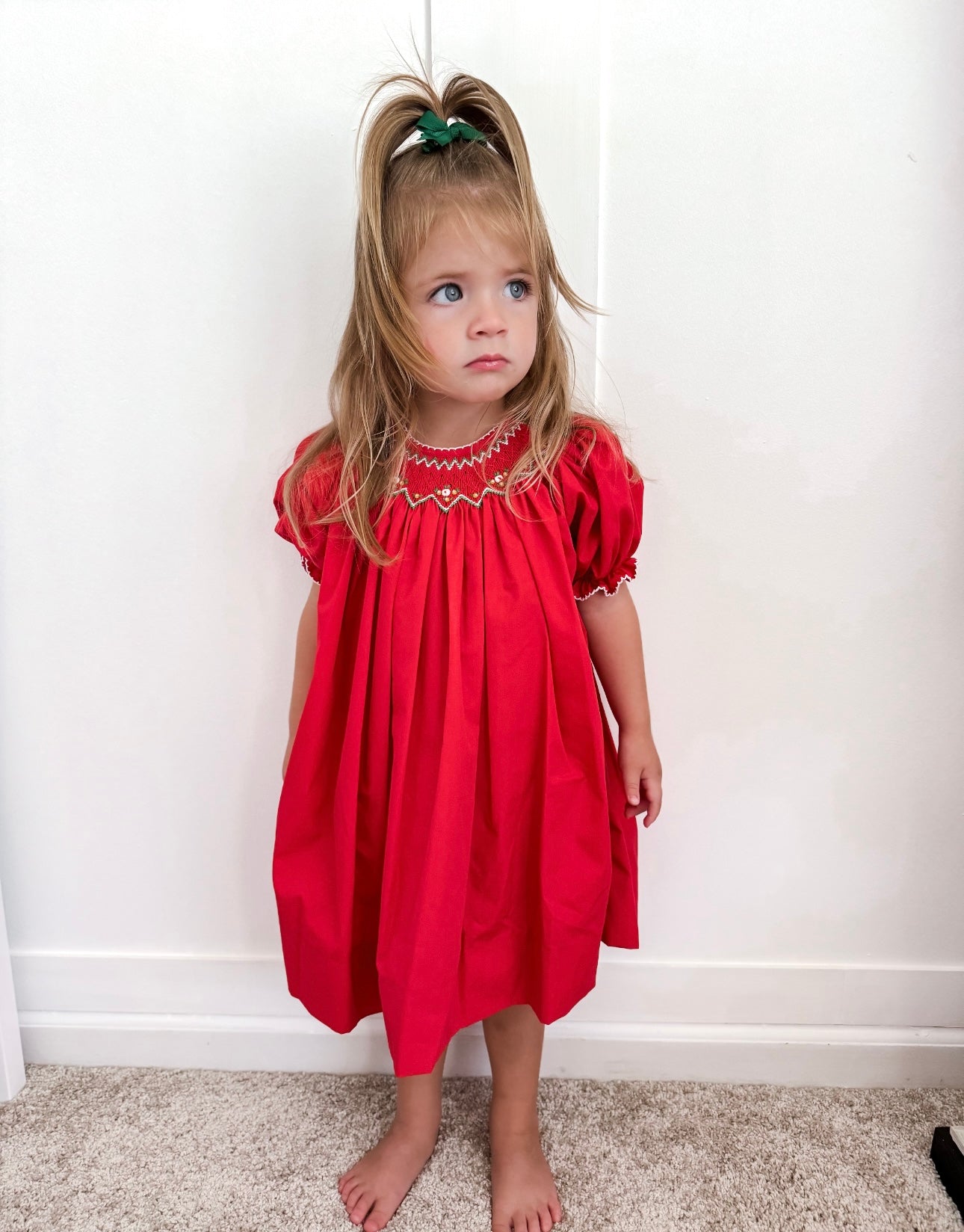 Smocked Holiday Dress