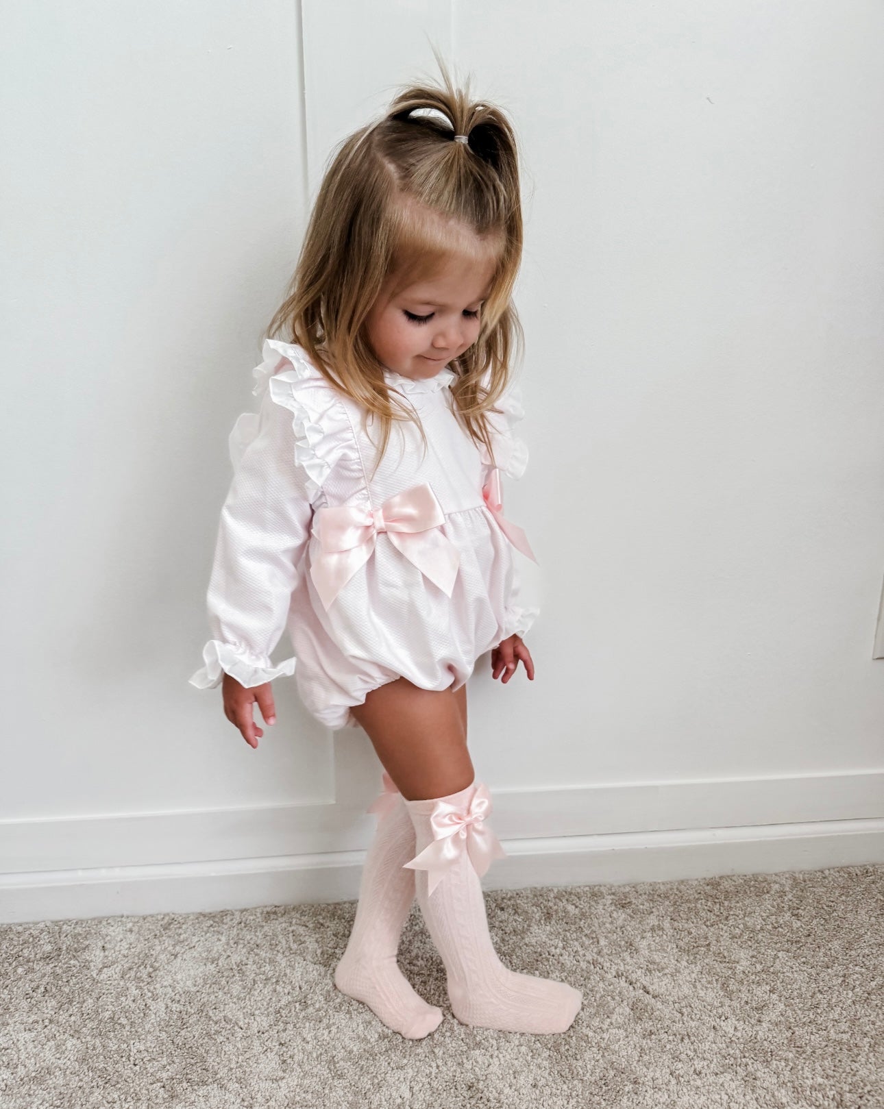 Long Sleeve Spanish Puff Romper