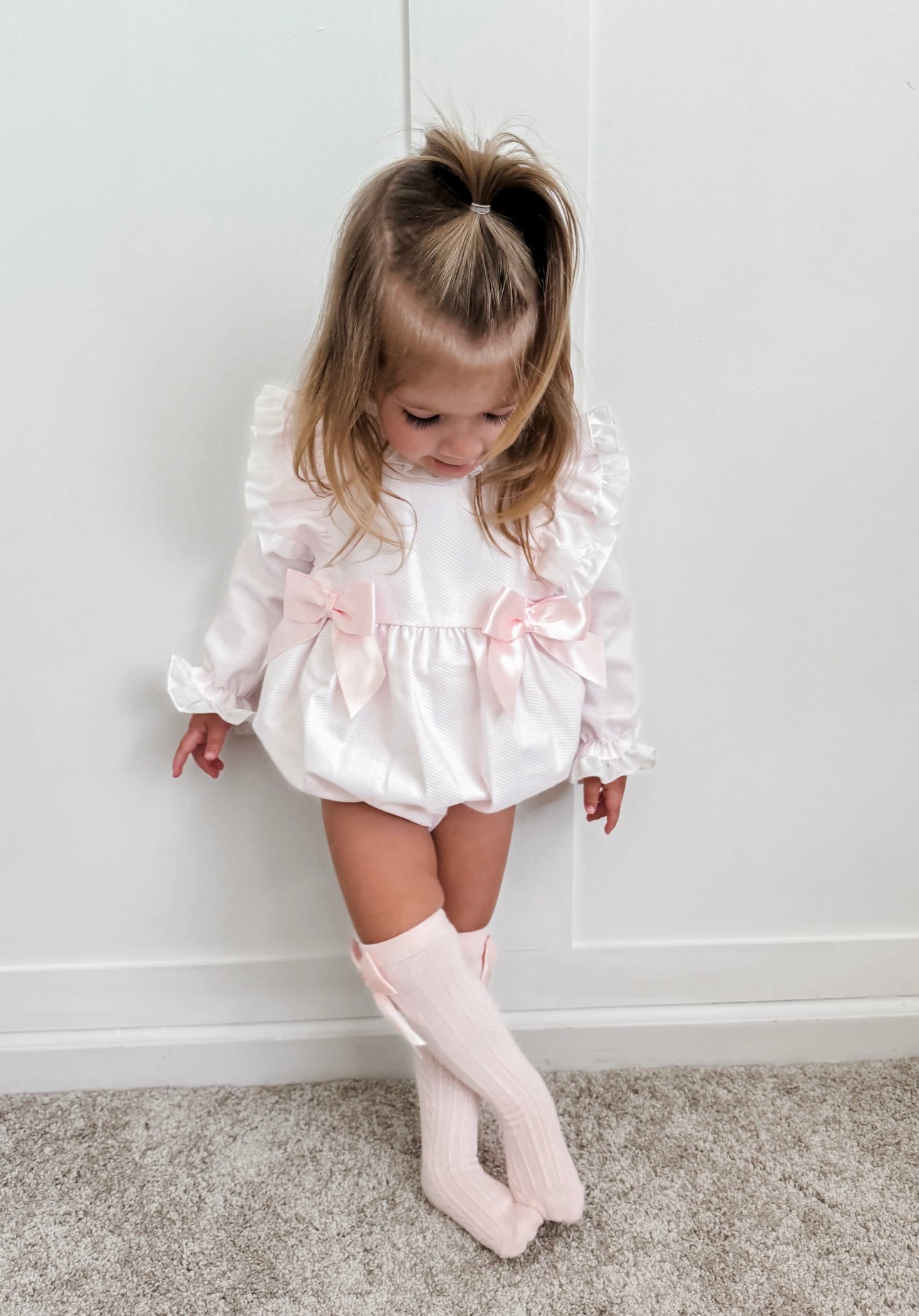 Long Sleeve Spanish Puff Romper