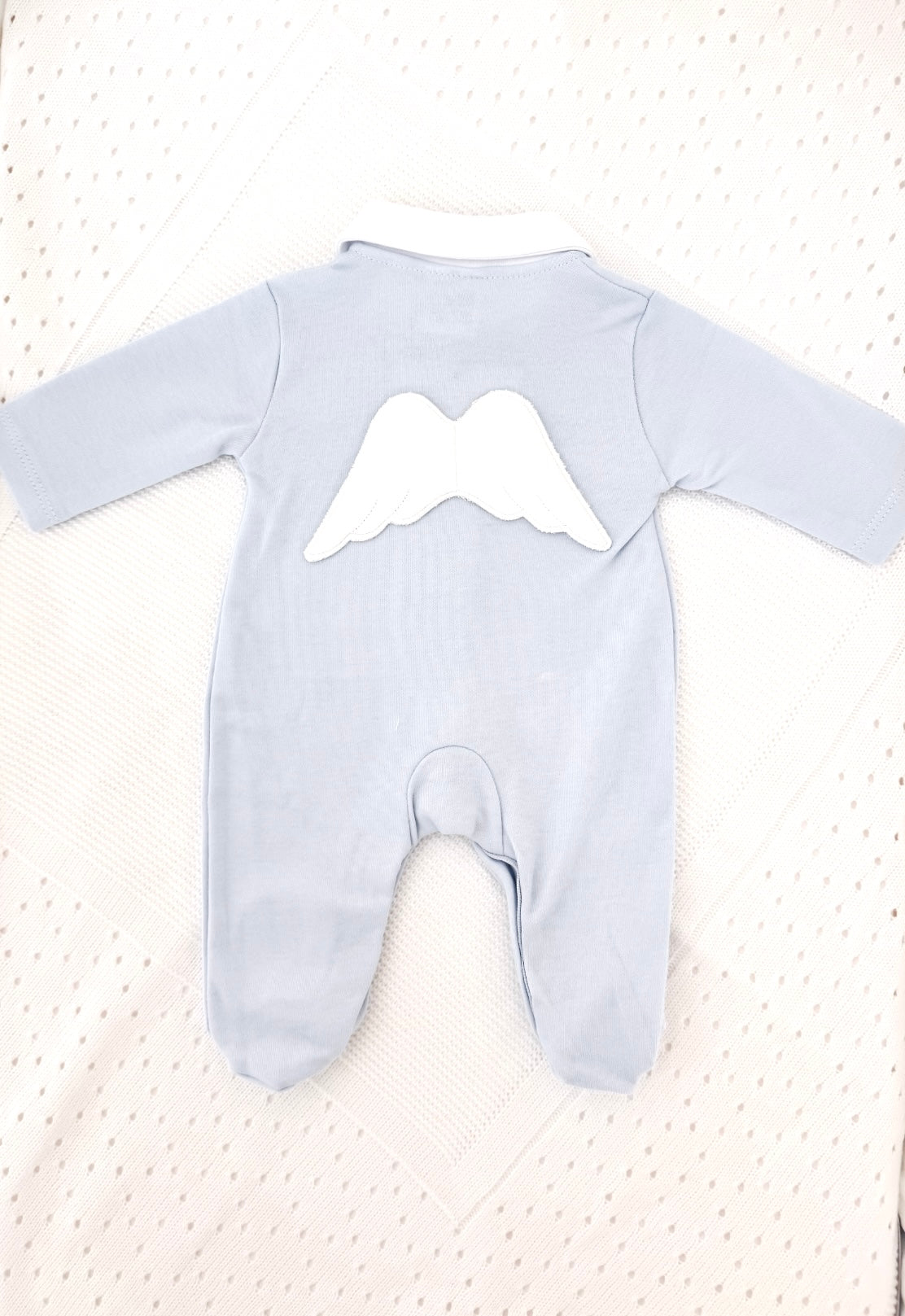 Angel Wings Sleepsuit - Blue