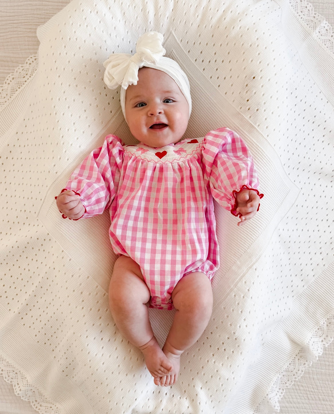 Valentine Hearts Romper