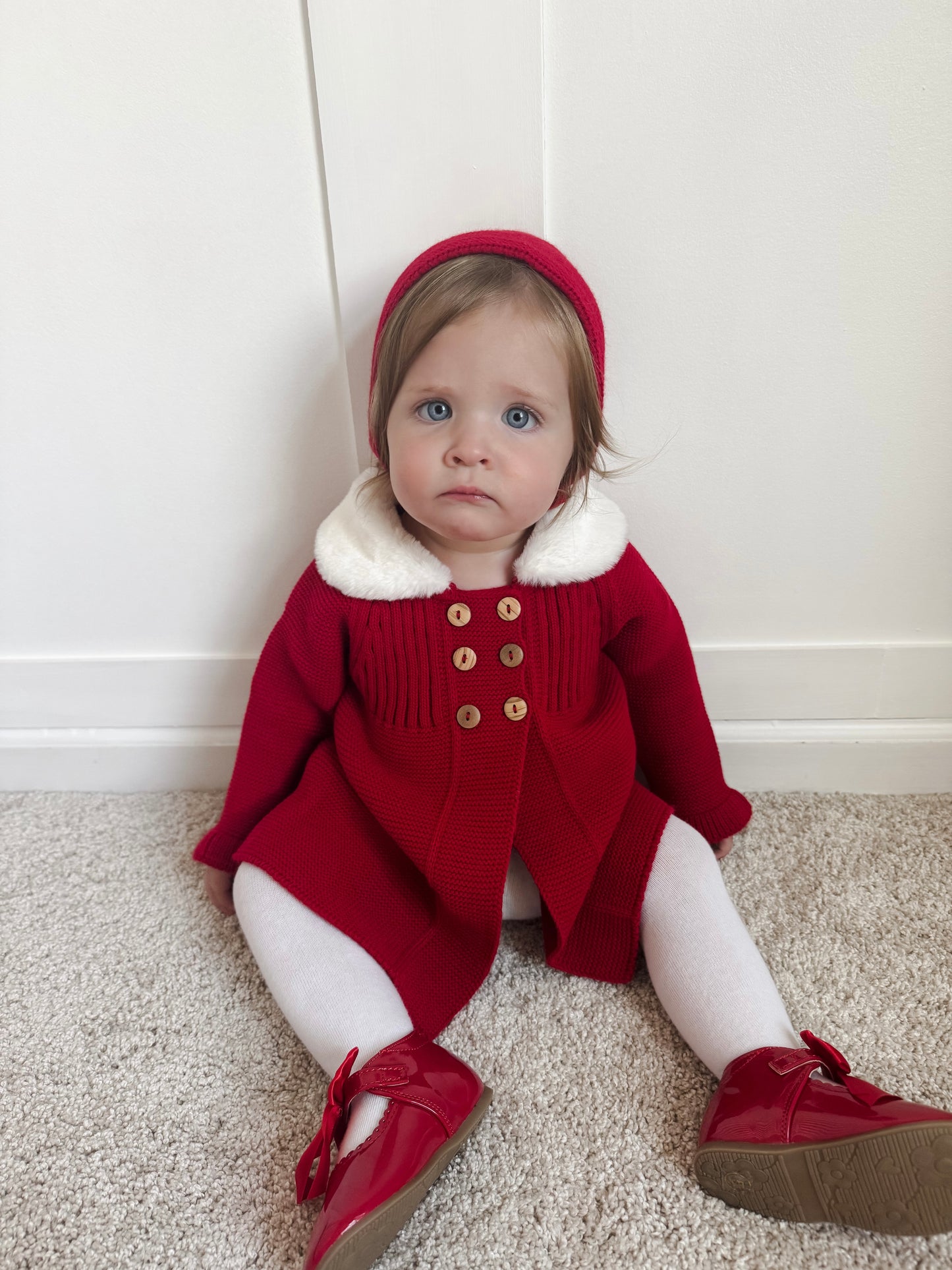 Knitted Spanish Coat + Bonnet