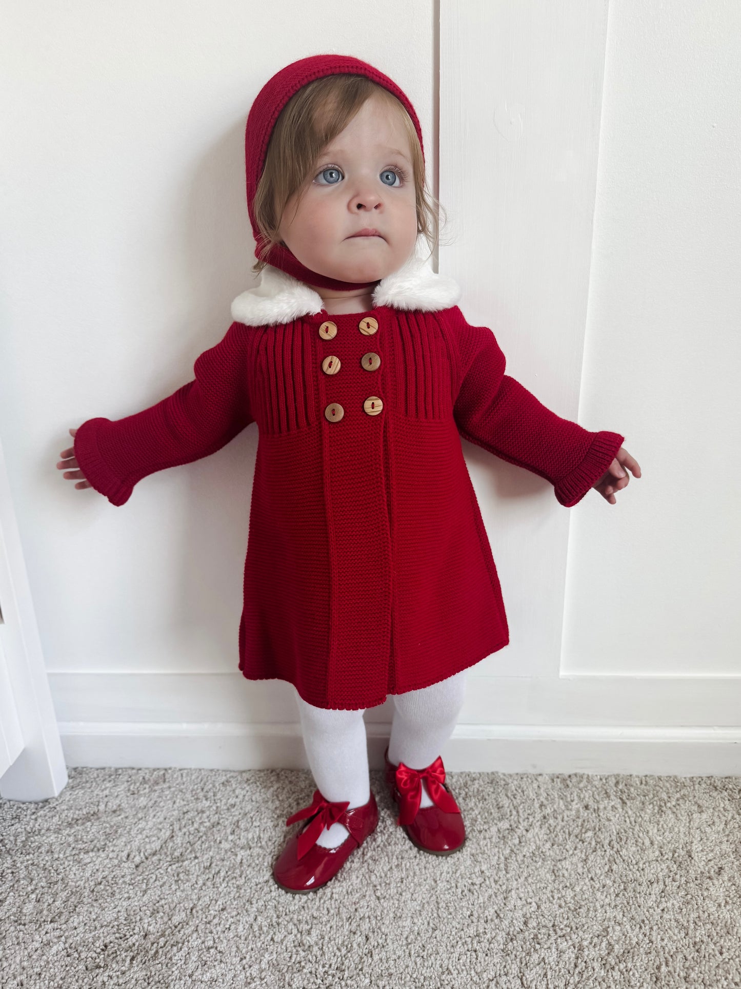 Knitted Spanish Coat + Bonnet