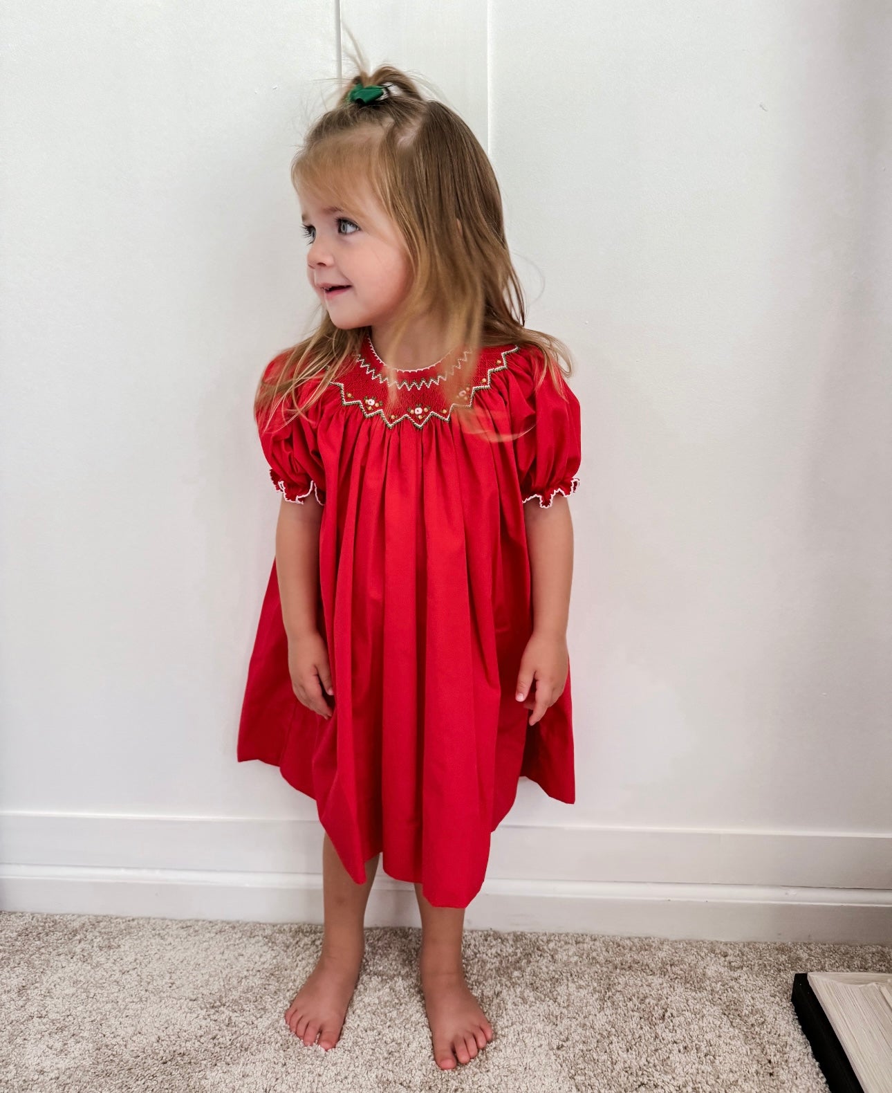 Smocked Holiday Dress