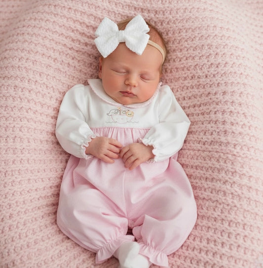 Noah’s Ark Embroidered Romper