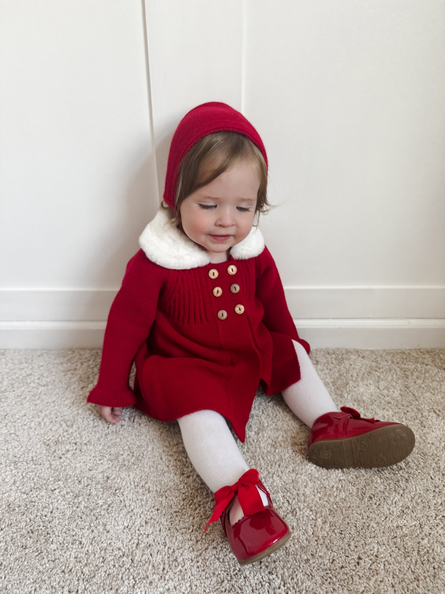 Knitted Spanish Coat + Bonnet