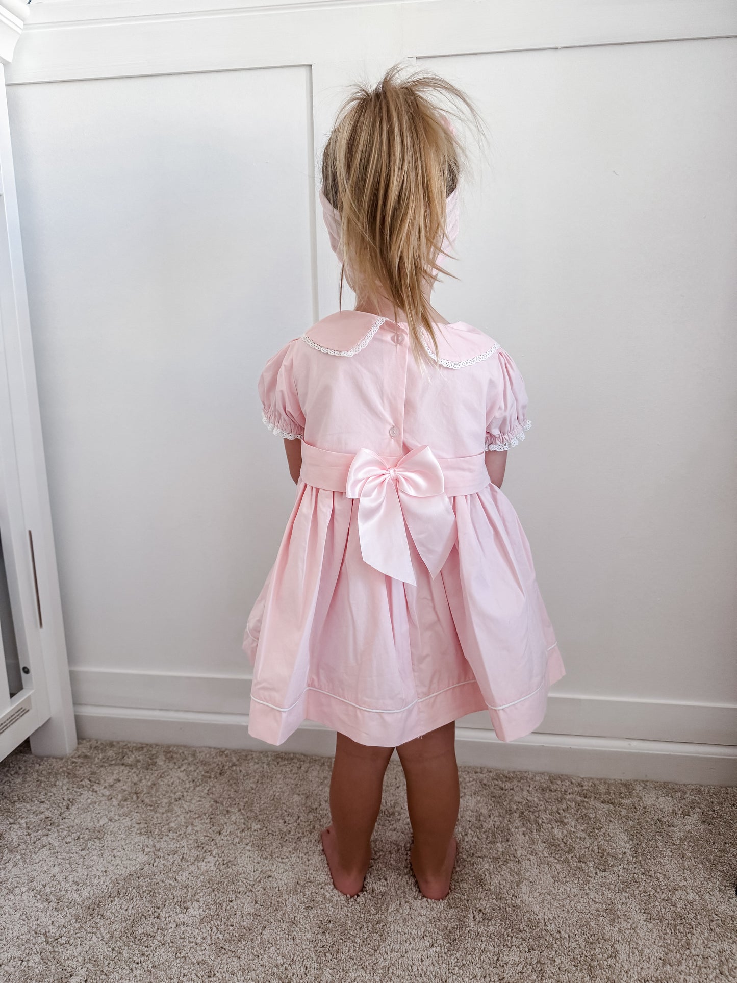 Spanish Pink Puff Dress