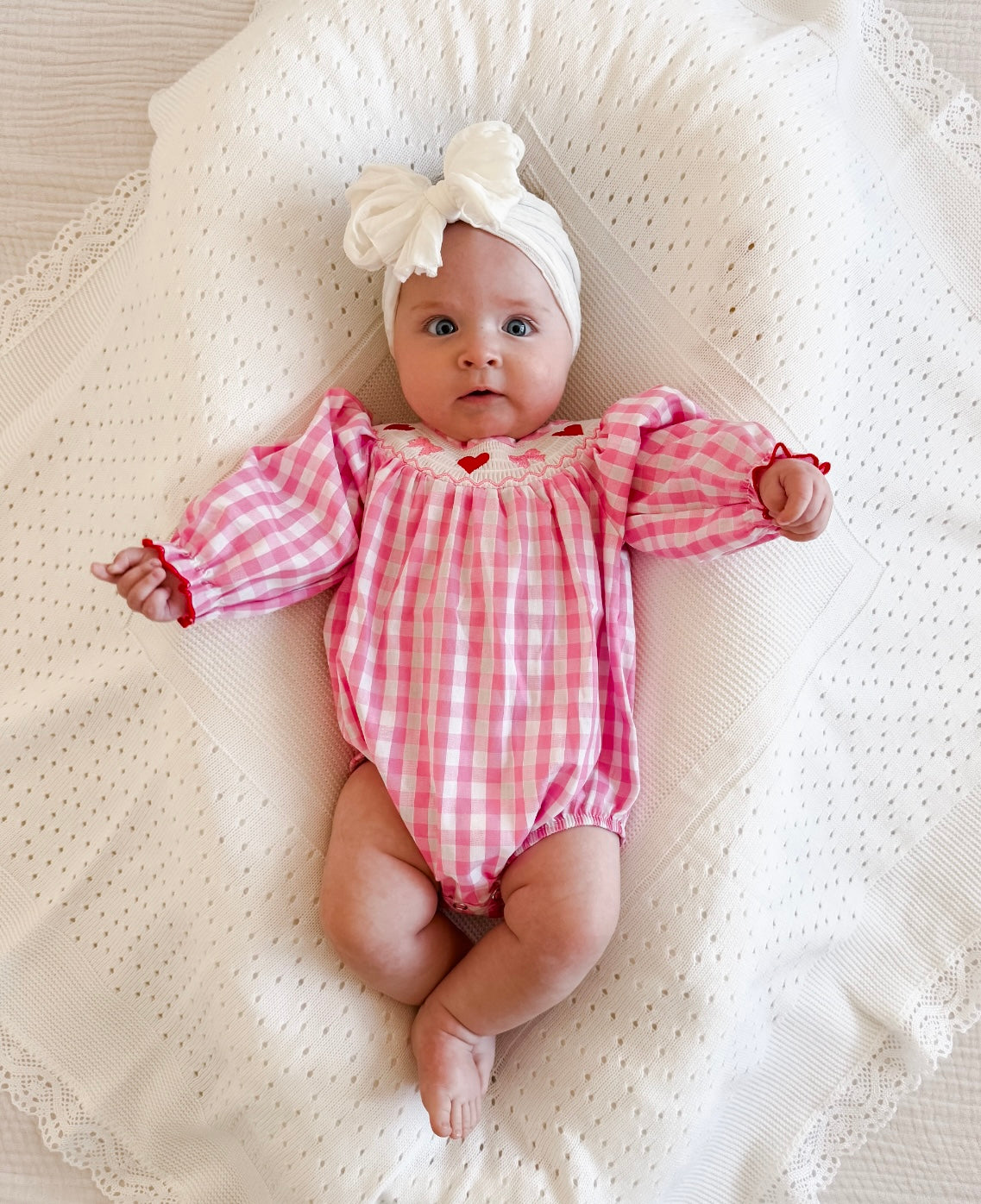 Valentine Hearts Romper