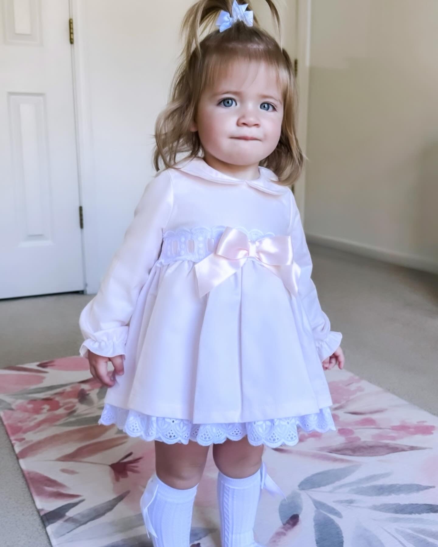 Spanish Cotton Puff Dress - Ella Marina Baby