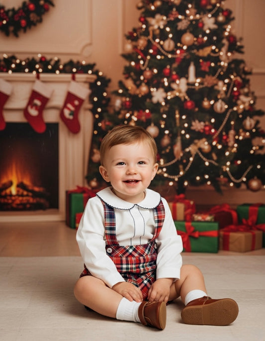 Portugese Tartan Overalls