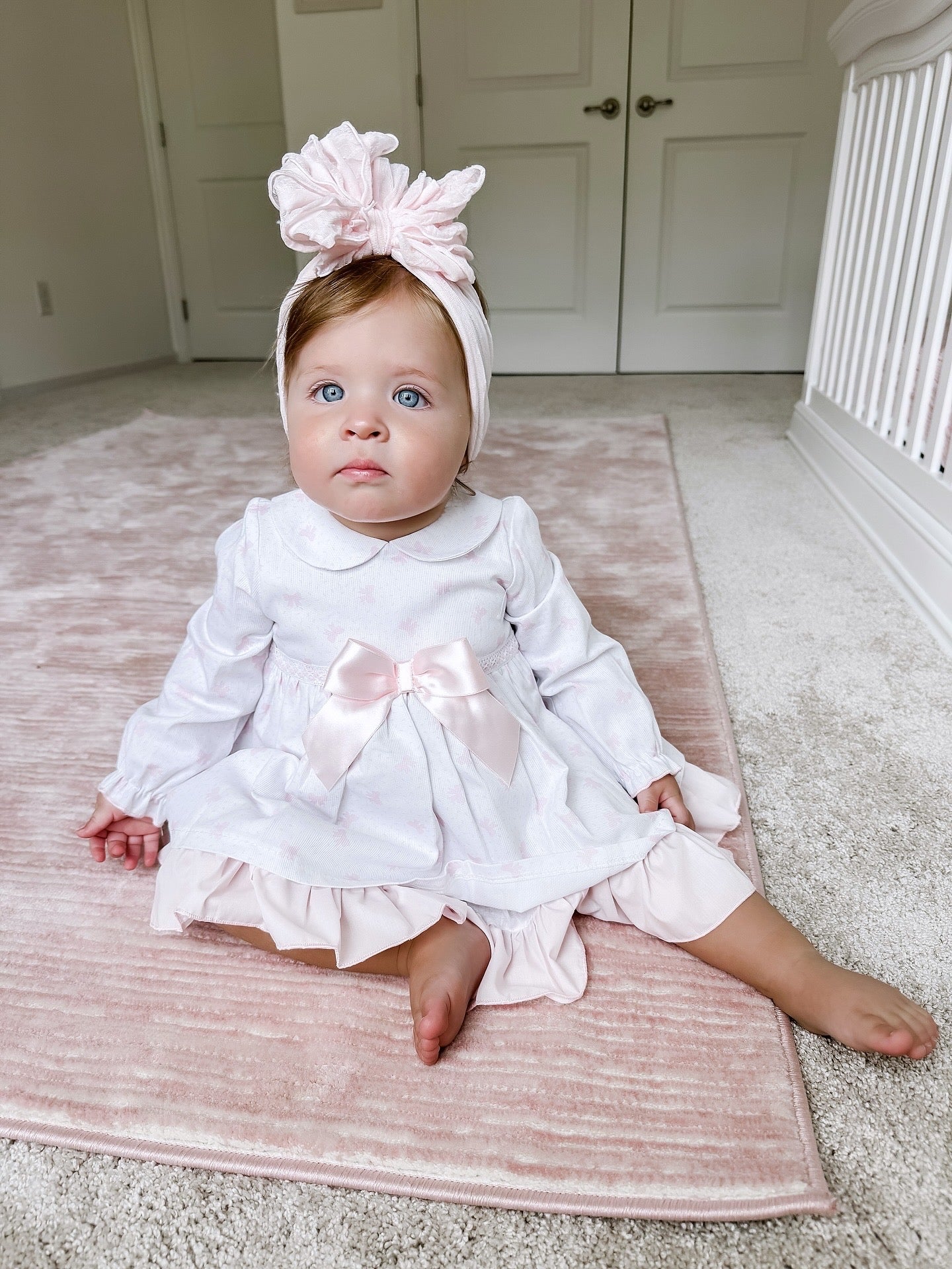 Spanish Pink Bow Dress