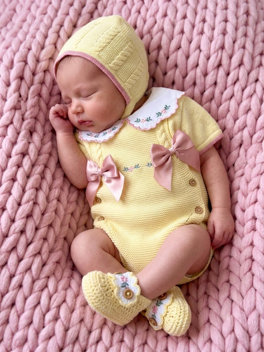 Flores Four Piece Set - Amarillo - Ella Marina Baby