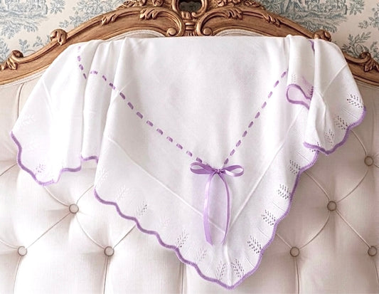 Portuguese Ribbon Blanket - Lila
