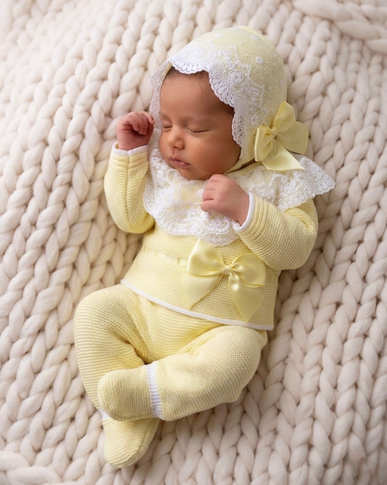 Louella Set - Lemon Yellow - Ella Marina Baby